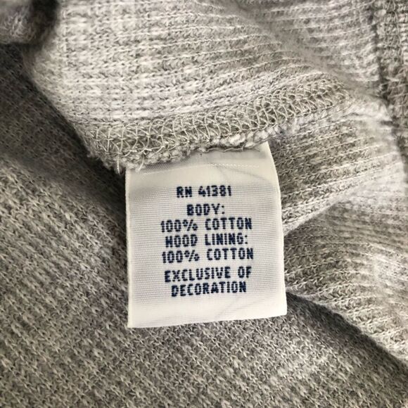 Polo Ralph Lauren Men’s Waffle Henley Hoodie Light Grey Size Medium - Picture 6 of 9
